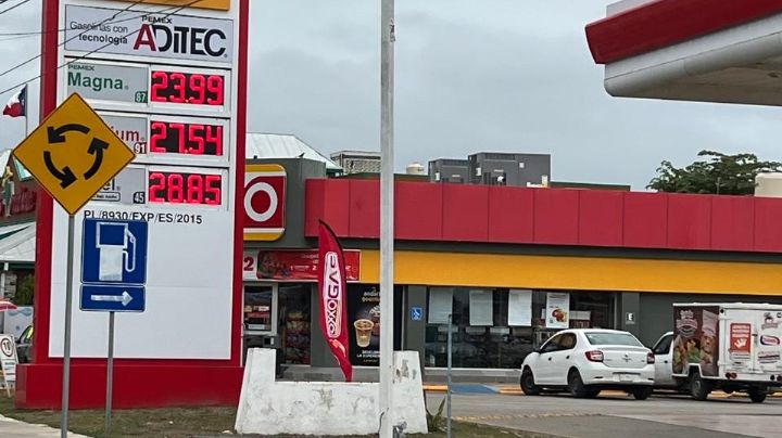 Sube la gasolina en Yucatán