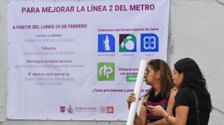 Continúan cierres en Línea 2 del Metro por reparaciones