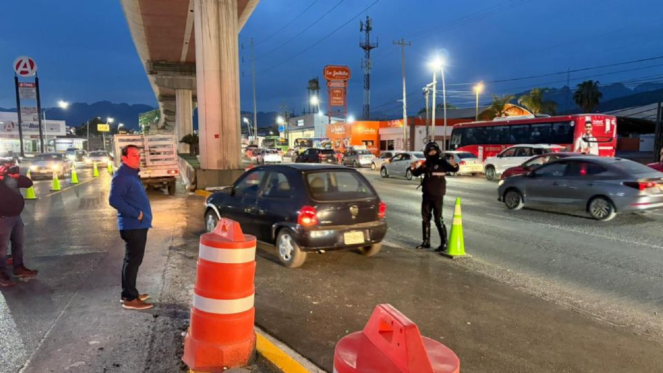 El carril de contraflujo matutino busca reducir la congestión vehicular en uno de los principales accesos metropolitanos.