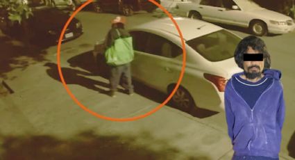 Cae hombre tras robar espejos de autos estacionados en Monterrey