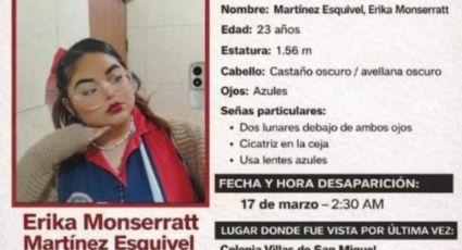 Buscan a Erika Monserratt, estudiante de la Normal Miguel F. Martínez desaparecida en Guadalupe