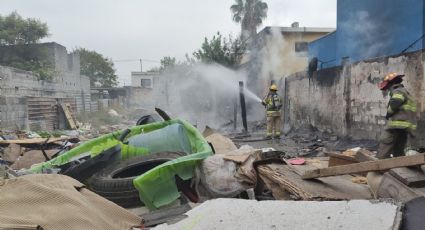Detienen a hondureño por provocar incendio en la colonia Bellavista; fuego consume tejabanes