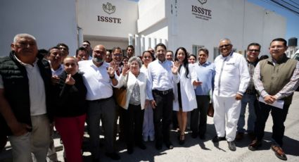 ISSSTE alcanza el 97 por ciento de abasto de medicinas a nivel nacional: Martí Batres supervisa clínicas en Hidalgo
