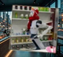 VIDEO | Un robot en China destruye estantes pero logra entregar un pedido infantil