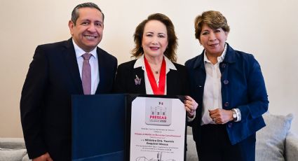 Ministra Yasmín Esquivel recibe Presea al Mérito en Derecho Constitucional del Poder Judicial Edomex