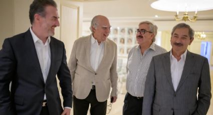 Adrián de la Garza se reúne con exgobernadores de Nuevo León rumbo a 2027