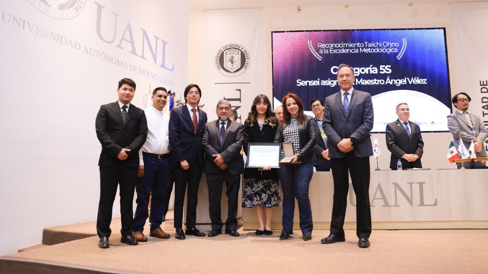 La UANL recibió el Reconocimiento Taiichi Ohno por aplicar la metodología 5S en proyectos con la industria.