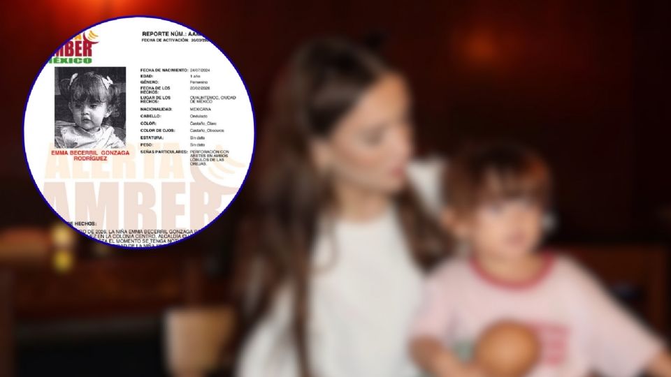 Una ficha de búsqueda oficial fue emitida por la Alerta Amber por hija de Marianne Gonzaga.