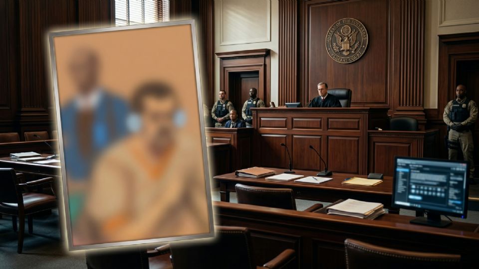 Corte federal de Nueva York donde el exmandatario compareció junto a su equipo de defensa durante la audiencia.