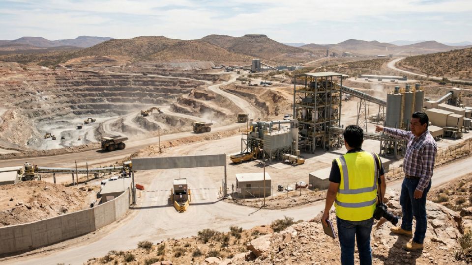 Instalaciones del complejo extractivo en Zacatecas que fue sancionado por autoridades comerciales.