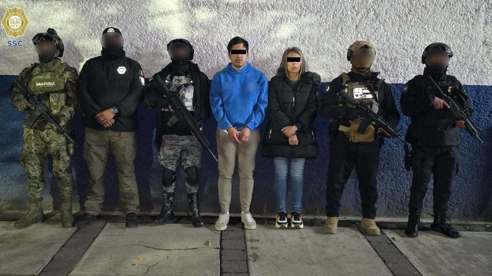 Elementos de la Secretaría de Seguridad Ciudadana realizando los operativos de captura en calles de la Ciudad de México.