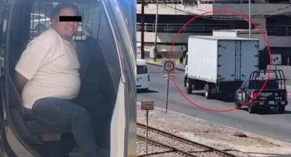 VIDEO | Detienen a hombre con camión robado en Monterrey; fue ubicado por cámaras del C4