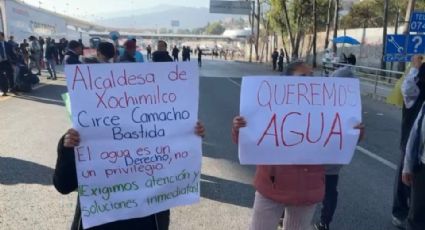 Caos en la México-Cuernavaca: Vecinos de Xochimilco bloquean la autopista