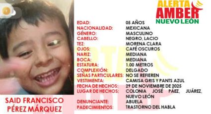 Buscan a Said, niño de 5 años sustraído por su madre en Juárez, Nuevo León