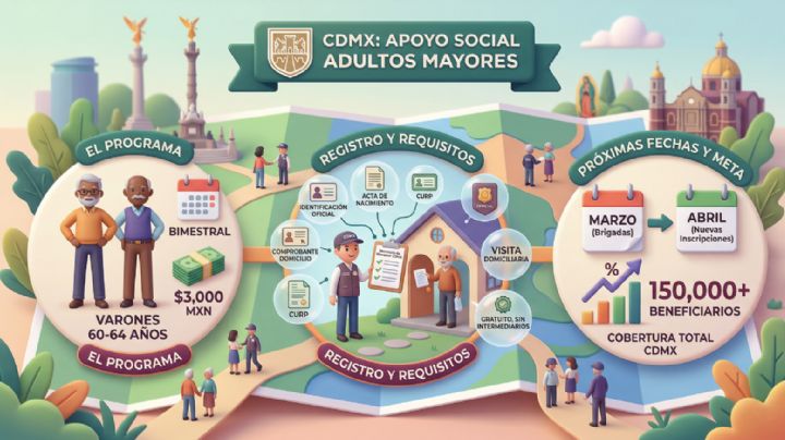 Pensión Hombres Bienestar 2026: ¿Habrá nuevas fechas de registro para recibir 3 mil pesos?