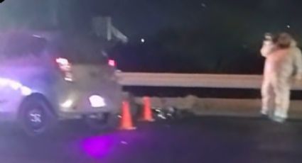 Motociclista muere tras ser embestido por auto robado en García