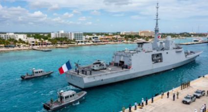 Marina reporta la llegada de buque de la Armada francesa a Cozumel