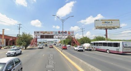 Volcadura en avenida Miguel Alemán deja un lesionado en San Nicolás