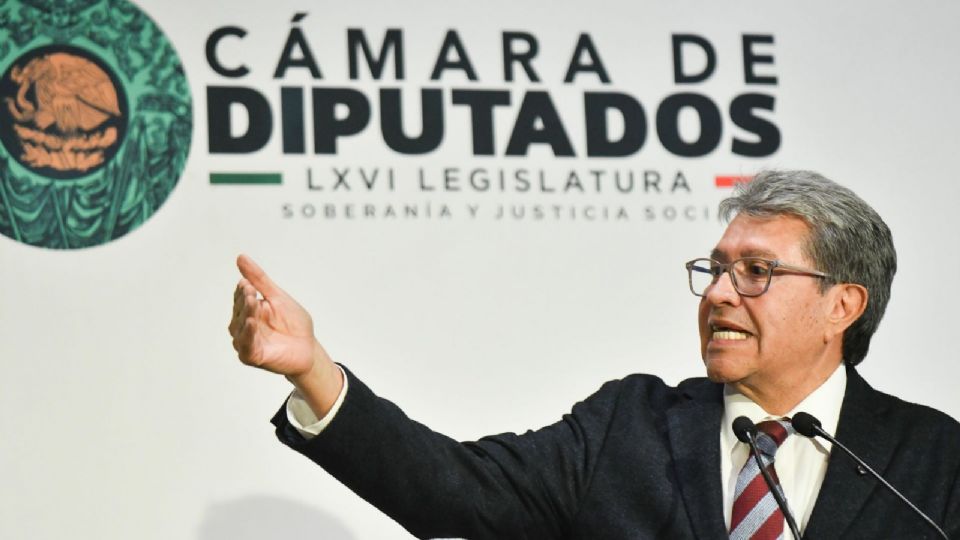 Ricardo Monreal, diputado y coordinador del grupo parlamentario de Morena.