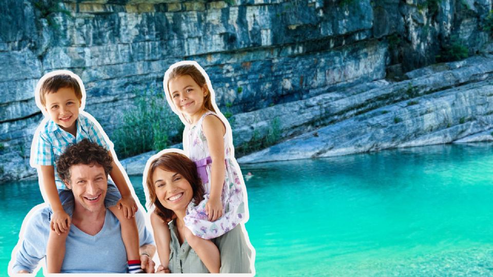 El Río Ramos en Allende, Nuevo León, es uno de los destinos naturales más visitados durante el periodo vacacional de Semana Santa.