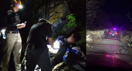 Rescatan a senderista en el Cerro de la Silla tras caída de 1.5 metros