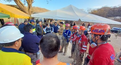 Continúan labores para rescatar a mineros en Sinaloa