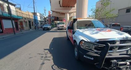 Choque en Félix U. Gómez moviliza cuerpos de auxilio en Monterrey
