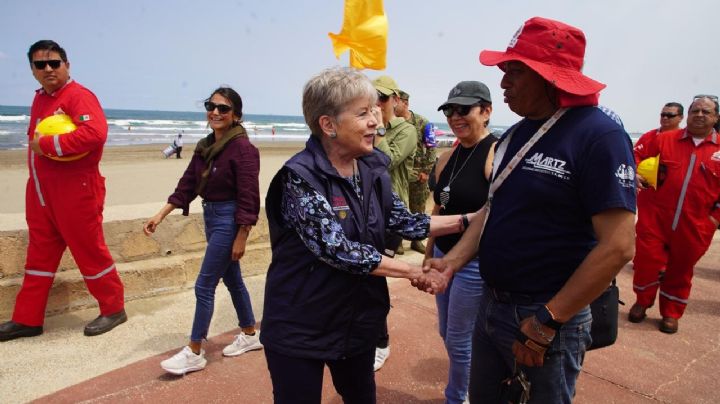 Desde Veracruz titular de Semarnat pide a la gente acuda a sus playas en Semana Santa
