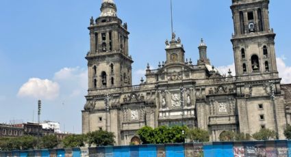Blindan edificios públicos  y monumentos históricos como protección para la marcha del 8M