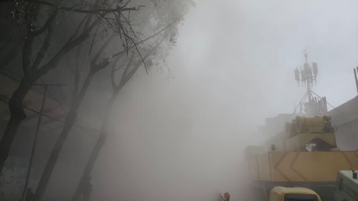VIDEOS | Momento exacto del colapso de edificio a metros de estación San Antonio Abad del Metro
