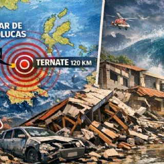 VIDEO | Terremoto de magnitud 7.4 sacude Indonesia y activa alerta de tsunami en la región