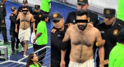 VIDEO | Detienen a aficionado iraquí en el Estadio Monterrey