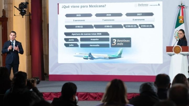Tendrá Mexicana de Aviación tres nuevos destinos este 2026