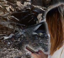 VIDEO | Niña graba el momento exacto en que escapa de un bombardeo israelí en Beirut