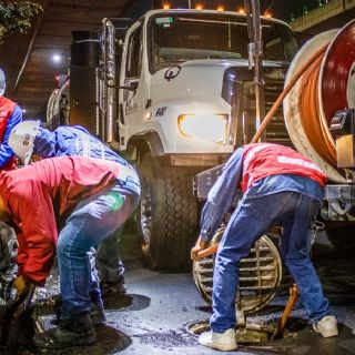 Adiós a las “albercas de lodo” en Periférico Norte, gobierno mexiquense trabaja contra inundaciones
