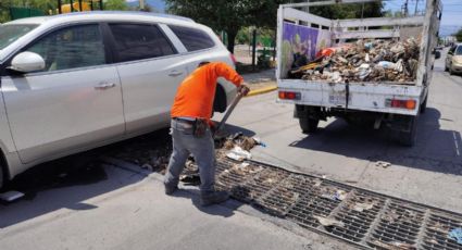 Retiran más de 12 toneladas de basura de drenaje pluvial en Guadalupe