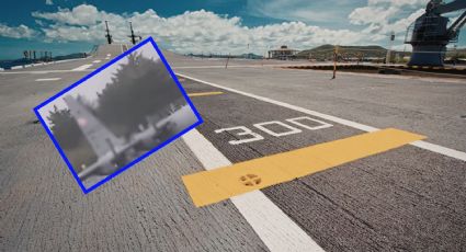 ¡Pánico en la pista! Sujeto ataca con un hacha avión militar de EU en Irlanda