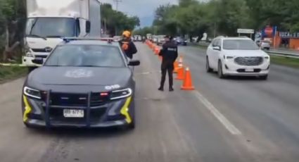 Muere automovilista tras ser arrollado en la Carretera Nacional en Santiago