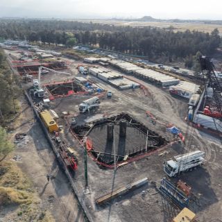 Avanza reconstrucción de los puentes Alameda Oriente 1 y 2 en la Zona Oriente del Estado de México