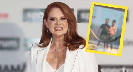 Erika Buenfil reacciona a polémica foto de su hijo Nicolás con Ernesto Zedillo Jr.