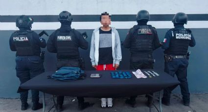 Detienen a menor con más de 50 dosis de droga en Linares