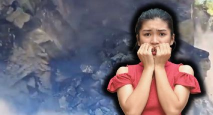 VIDEO | Gigantesca roca se desploma dejando una carretera completamente bloqueada