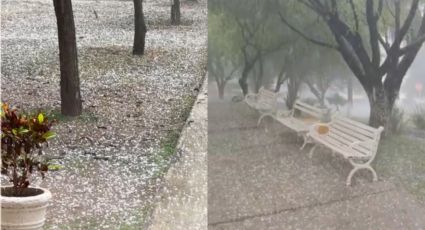 Reportan caída de granizo en Mederos; alertan por lluvias en la zona metropolitana