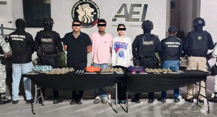 Fuerza Civil desarticula tres células criminales en Monterrey y Santa Catarina; hay 8 detenidos