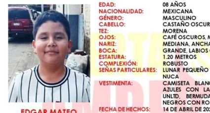 Activan Alerta Amber por desaparición de niño de 8 años en Galeana