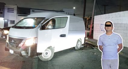 Detienen a hombre con camioneta robada en Mitras Norte de Monterrey