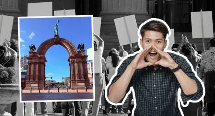 Protestan colectivos contra reapertura vehicular en el Arco de la Independencia
