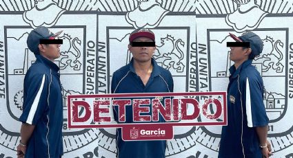 Detienen a joven con 40 dosis de droga en García; lo vinculan a robo en OXXO