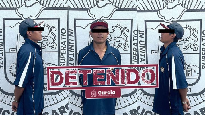 Detienen a joven con 40 dosis de droga en García; lo vinculan a robo en OXXO