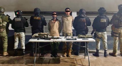 Caen dos presuntos criminales armados en Los Ramones